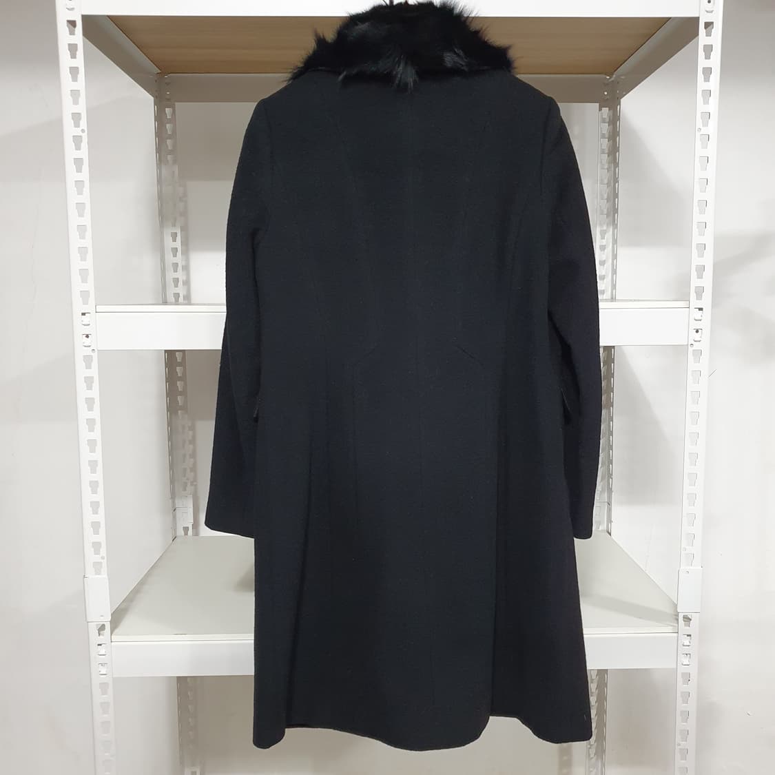 (100) 아날도바시니 폭스퍼 울 코트 상품이미지8