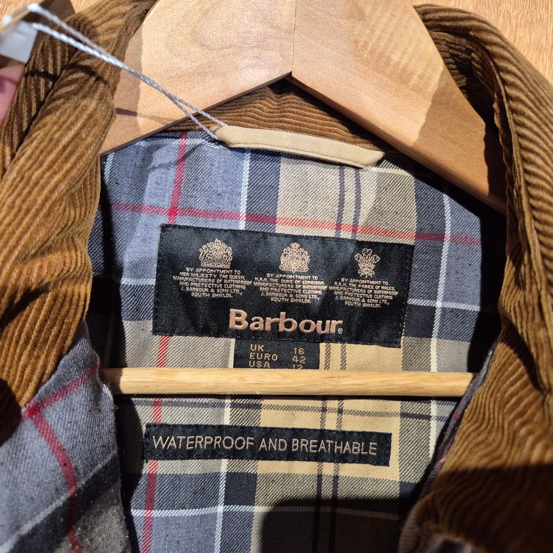 Barbour 바버 여성 코튼 자켓 집업 L  상품이미지2