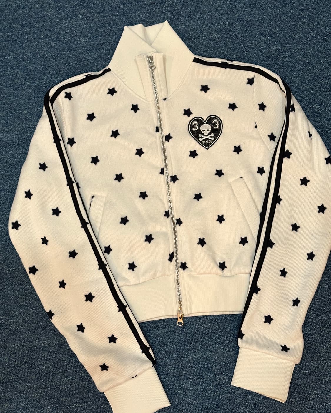 셋업이엑스이 별 집업 상품이미지2