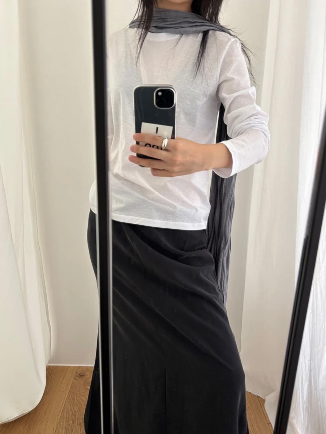 브리즈아카이브 루츠 스카프 라이트 그레이 상품이미지1