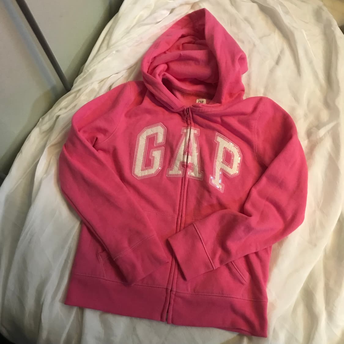GAP 갭 대장급 글리터 핑크 후드집업 상품이미지3