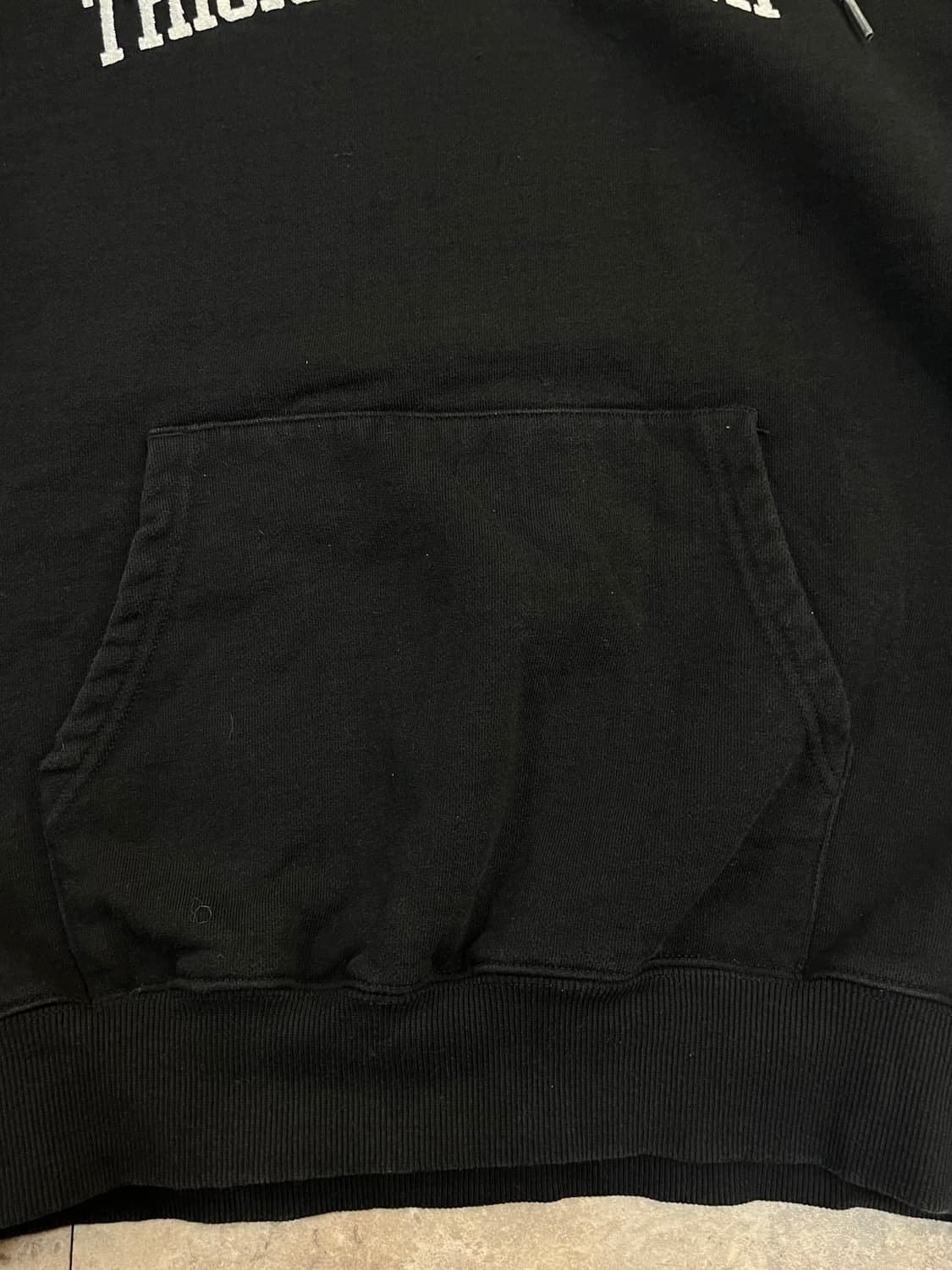 디스이즈네버뎃 기모 후드티 블랙 S #csz3060  상품이미지6