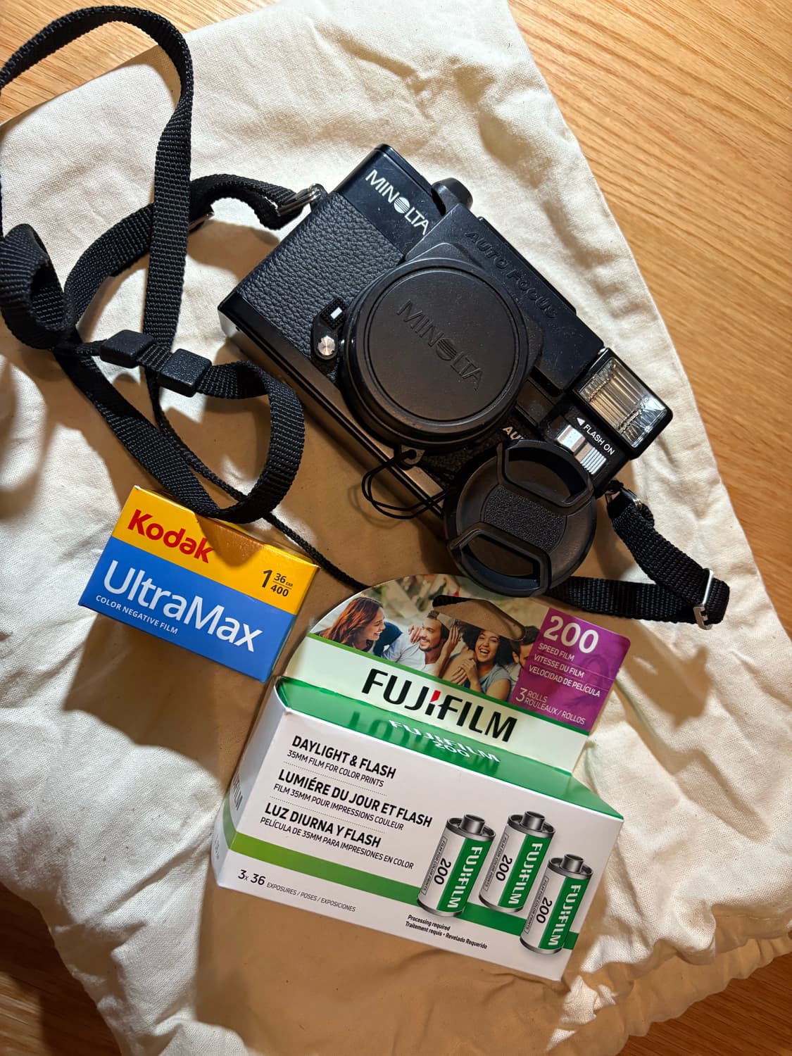 미놀타 하이매틱 af-d + 필름 4개 상품이미지1