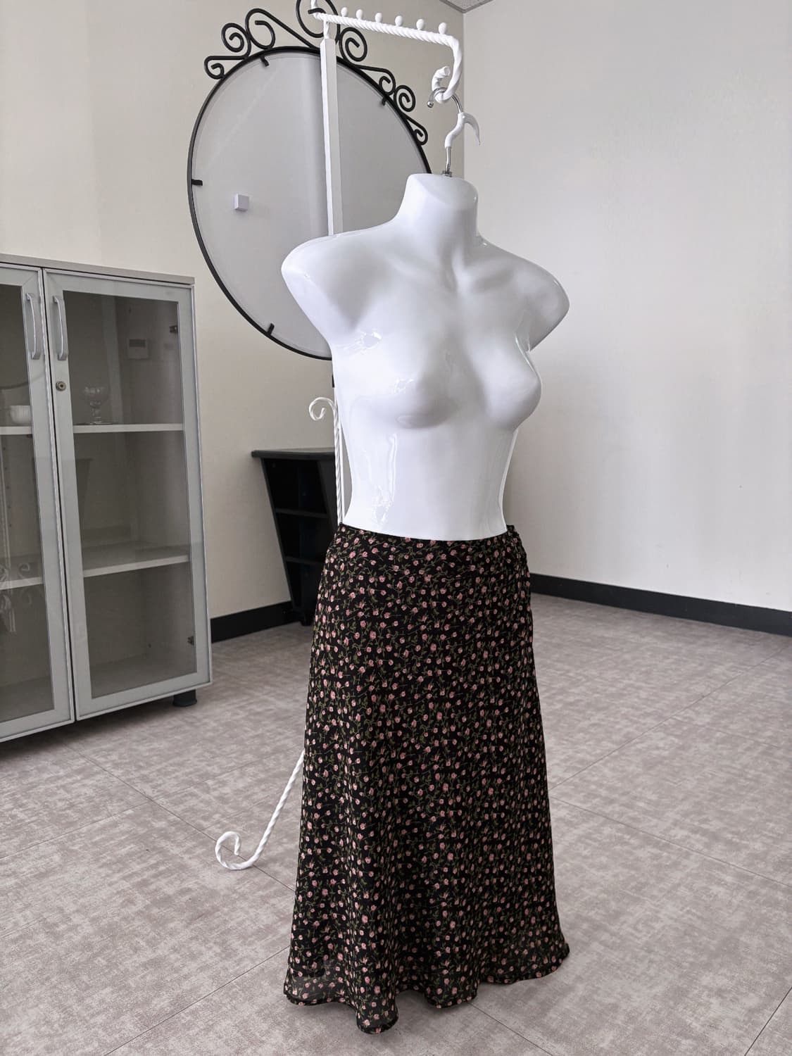 floral chiffon midi skirt 상품이미지3