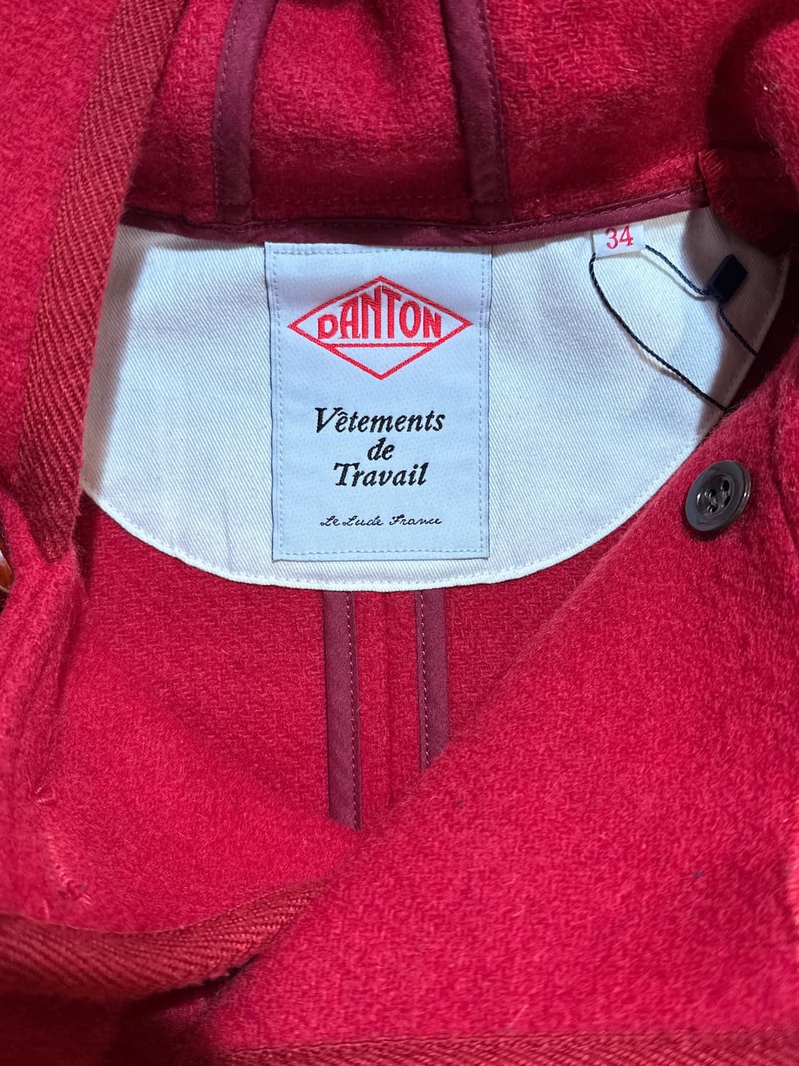 DANTON Hooded Double-Breasted Wool Coat 상품이미지3