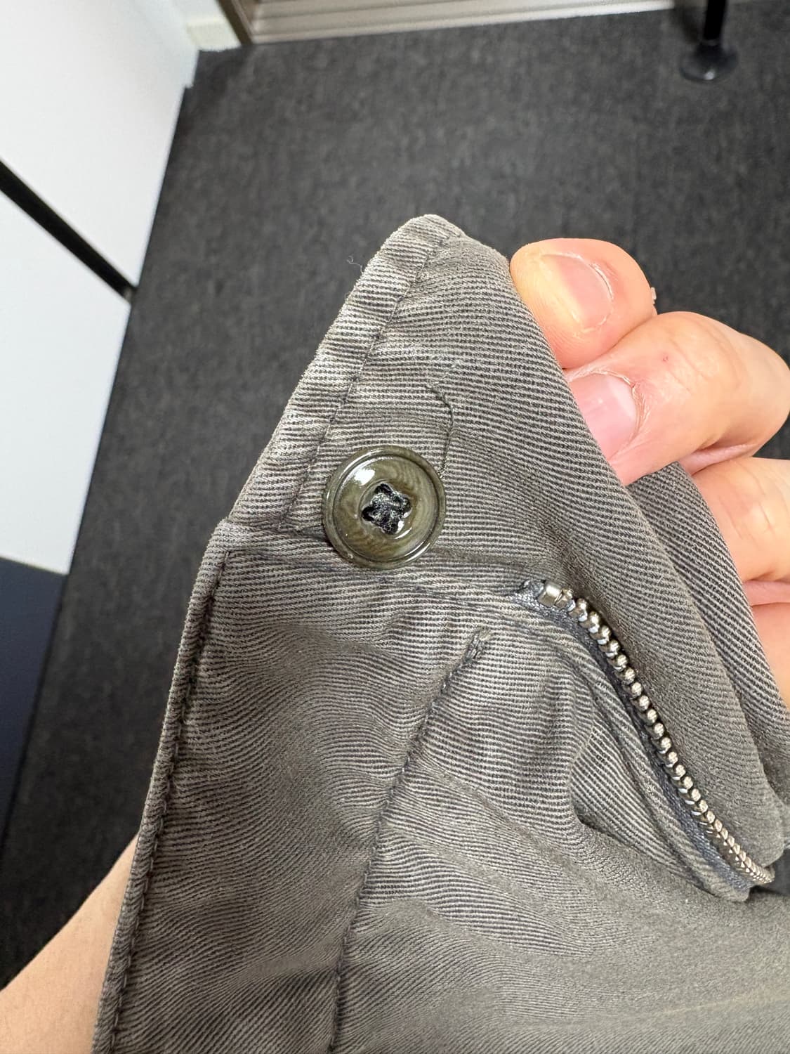 포터리 가먼트 다잉 오피서 치노 카키 4 상품이미지5