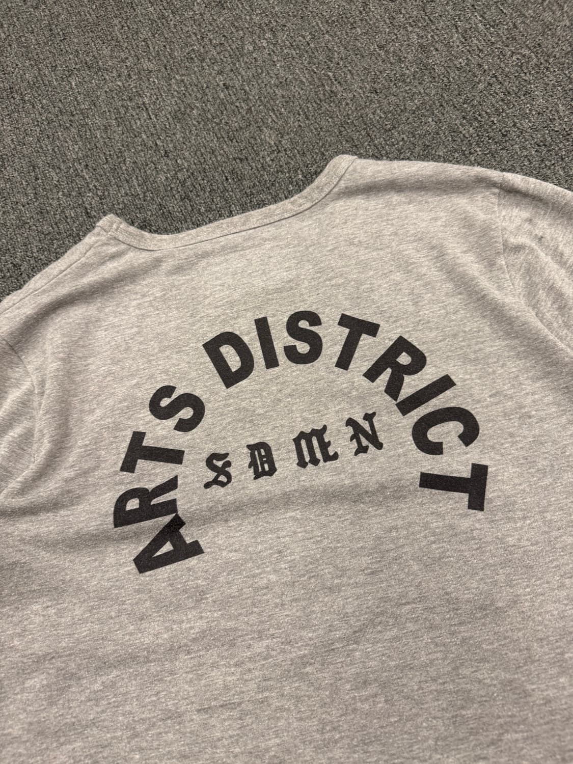 L)Japanese vintage 레터링 프린팅 그레이 롱슬리브 상품이미지9