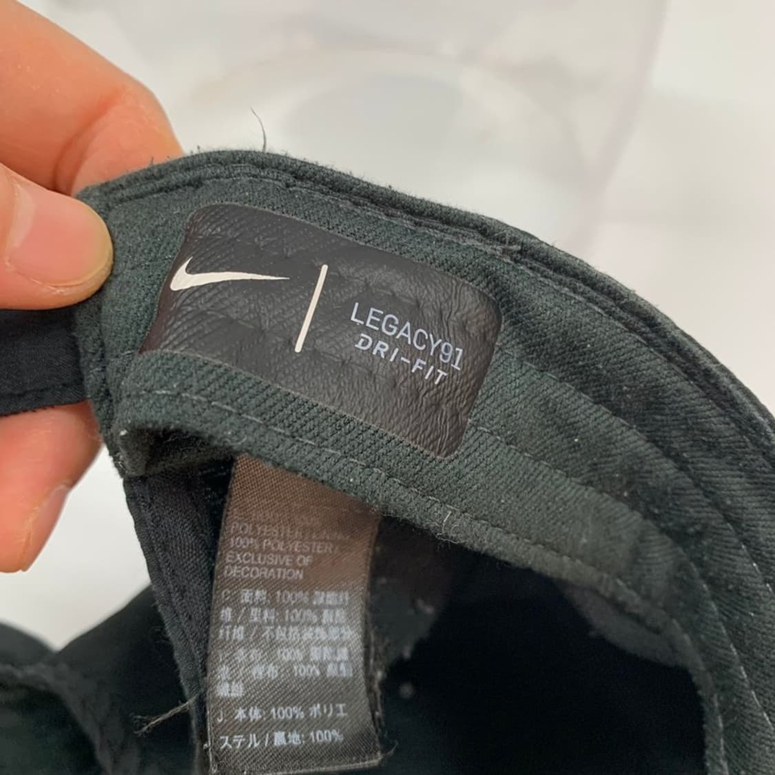 나이키 레거시91 드라이핏 스우시 볼캡 블랙 상품이미지5