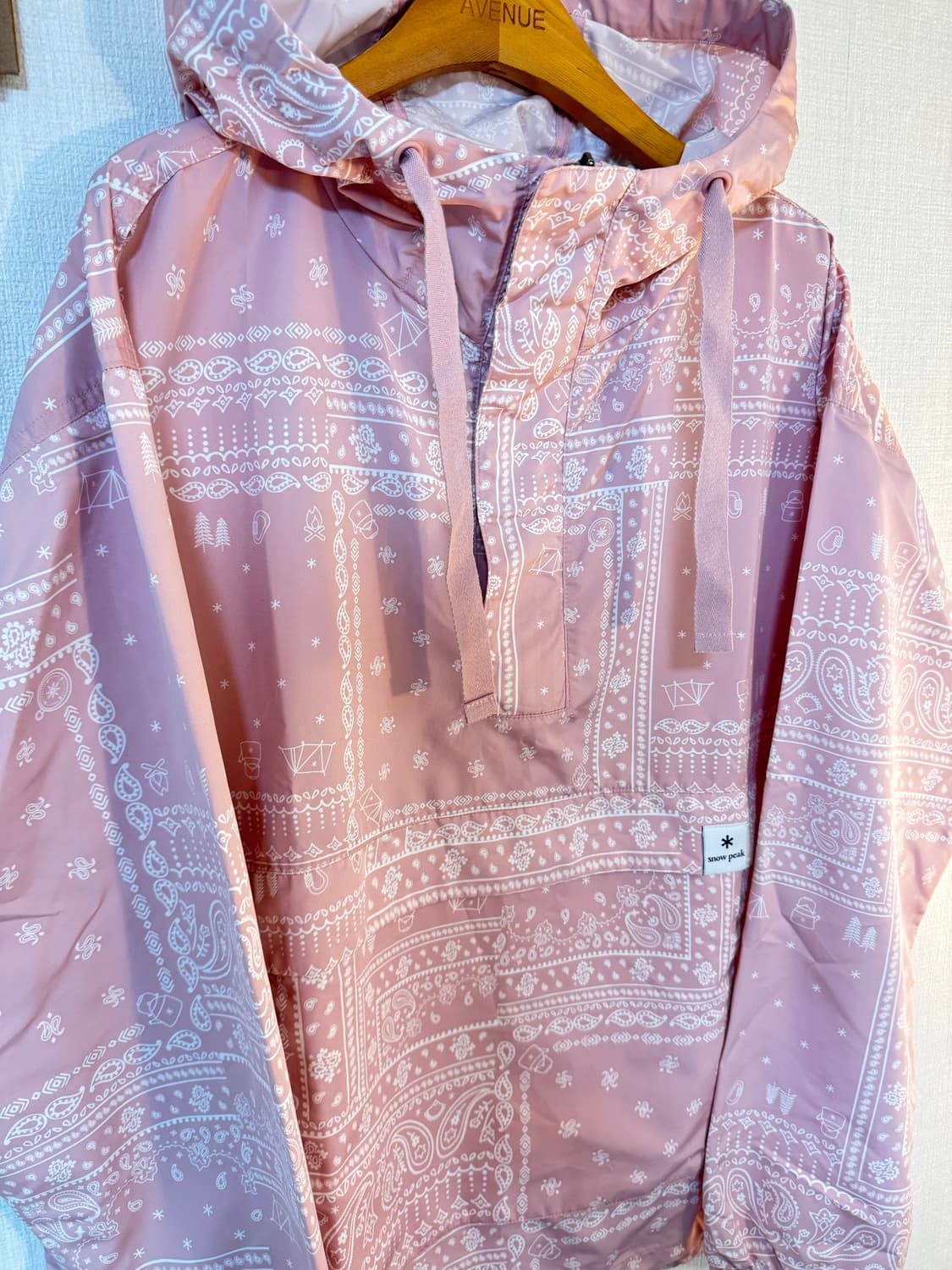 [L] 스노우피크 페이즐리 핑크 아노락 상품이미지3