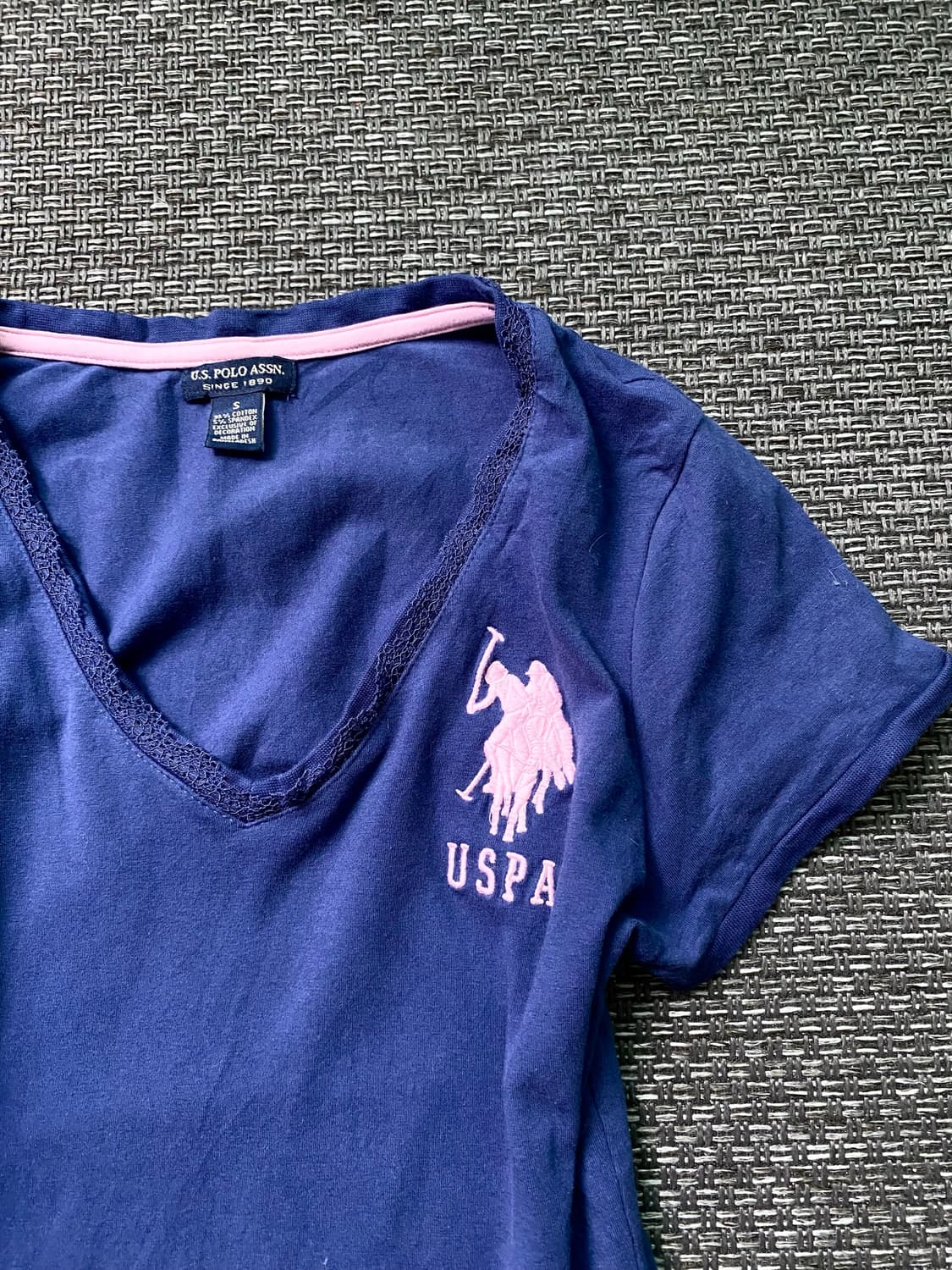 [POLO ASSN]Slim Fit Navy Tee 상품이미지3