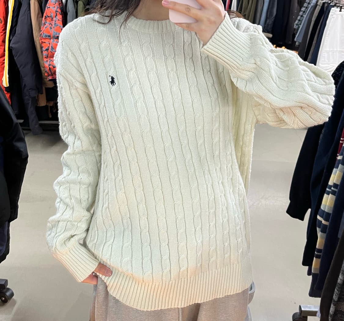 폴로 케이블 니트 상품이미지1