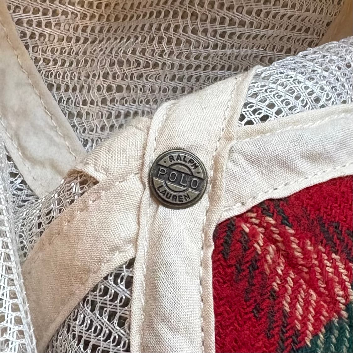 폴로 랄프로렌 레더 빌 플래드 트러커 캡 상품이미지8