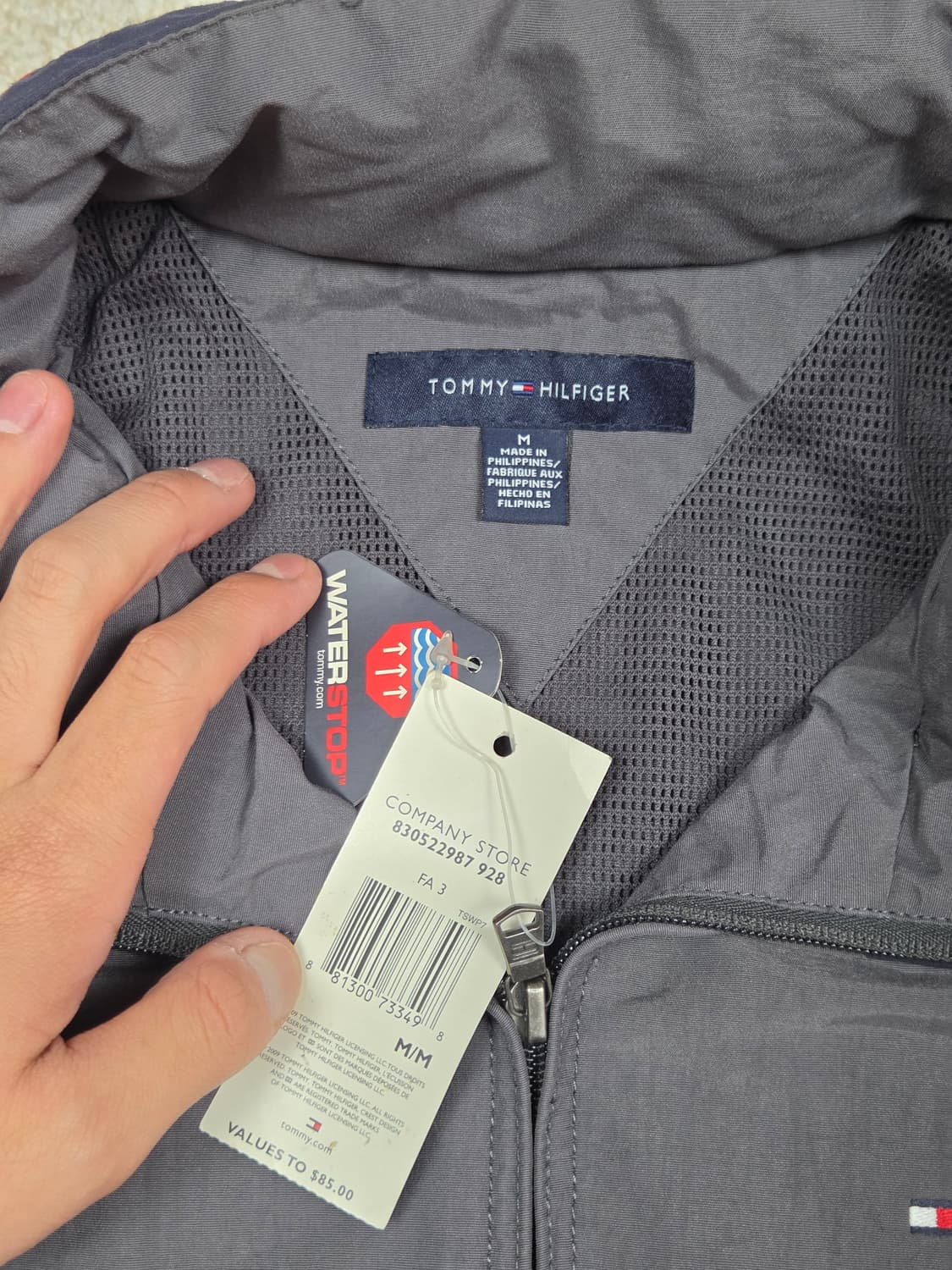 (새상품) [타미힐피거] 시그니처 넥 라인 요트 자켓 | A00175 상품이미지3