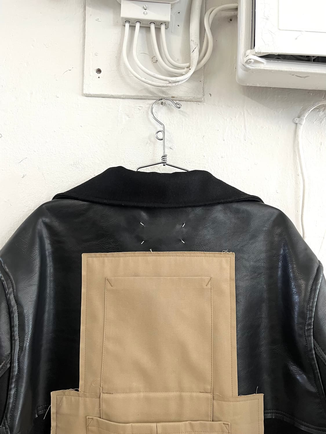 메종 마르지엘라 2021 FW 울 레더 패치워크 아티저널 자켓 상품이미지10