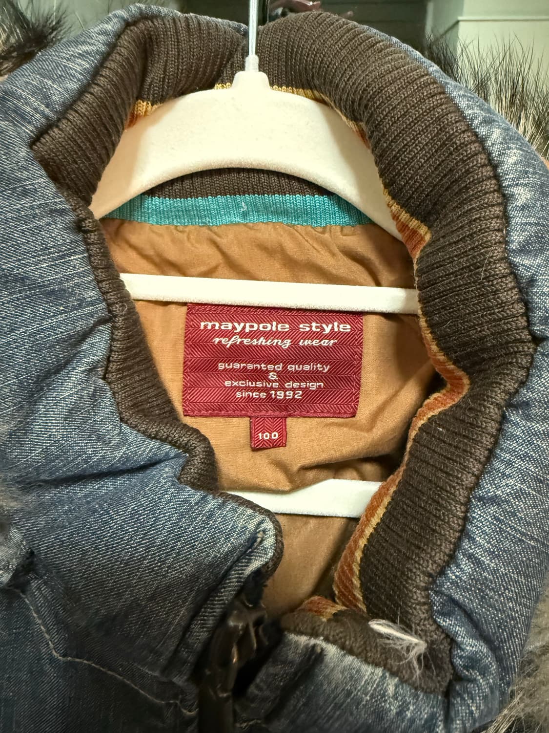 갸루st / Y2K 데님 워싱 걸스 패딩 상품이미지2