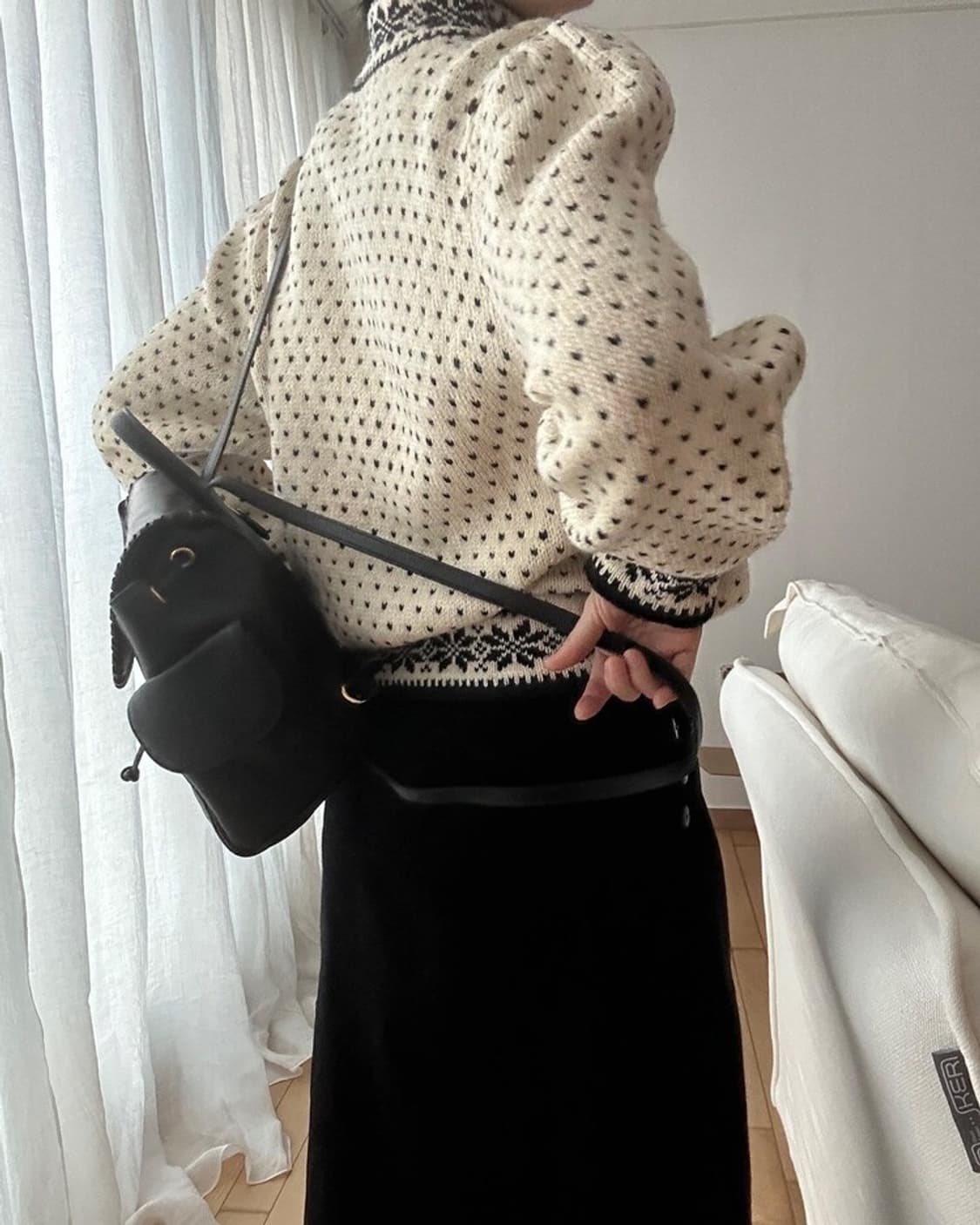 빈티지 ) 핸드메이드 노르딕 가디건 상품이미지2