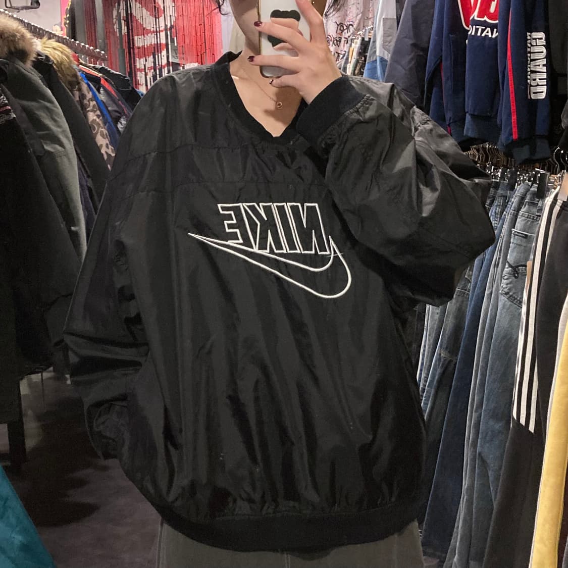 [IM] 나이키 빅스우시 로고 웜업 블랙 상품이미지2