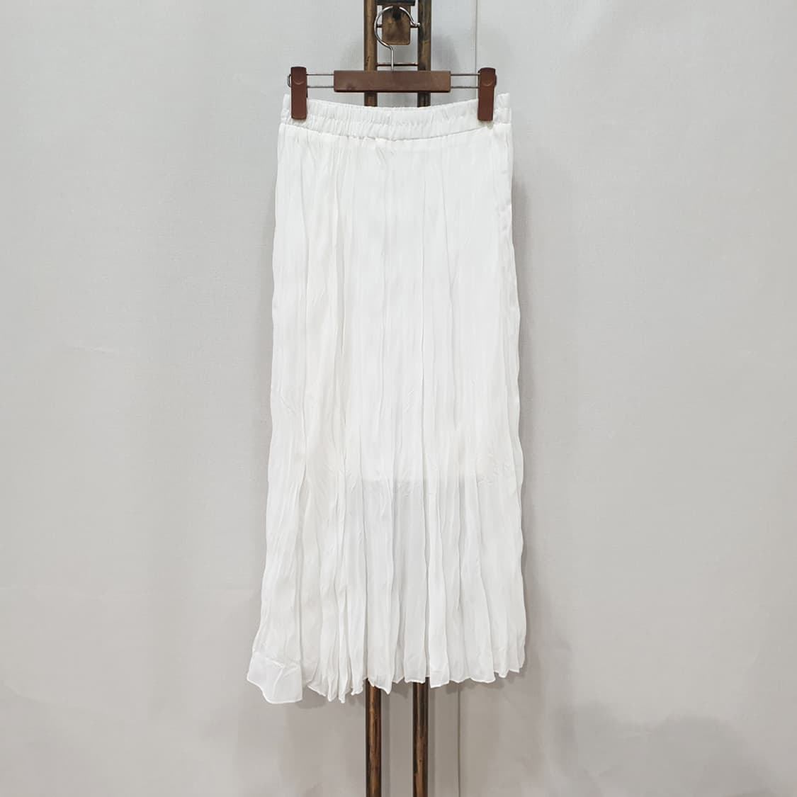 반에이크 밴딩 주름 스커트 치마 F 상품이미지3