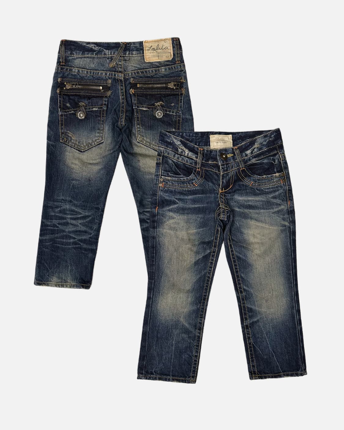 LOLITA JEANS low-rise pocket capri jean 상품이미지1