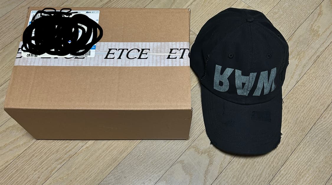 Etce raw 볼캡 새상품 상품이미지2