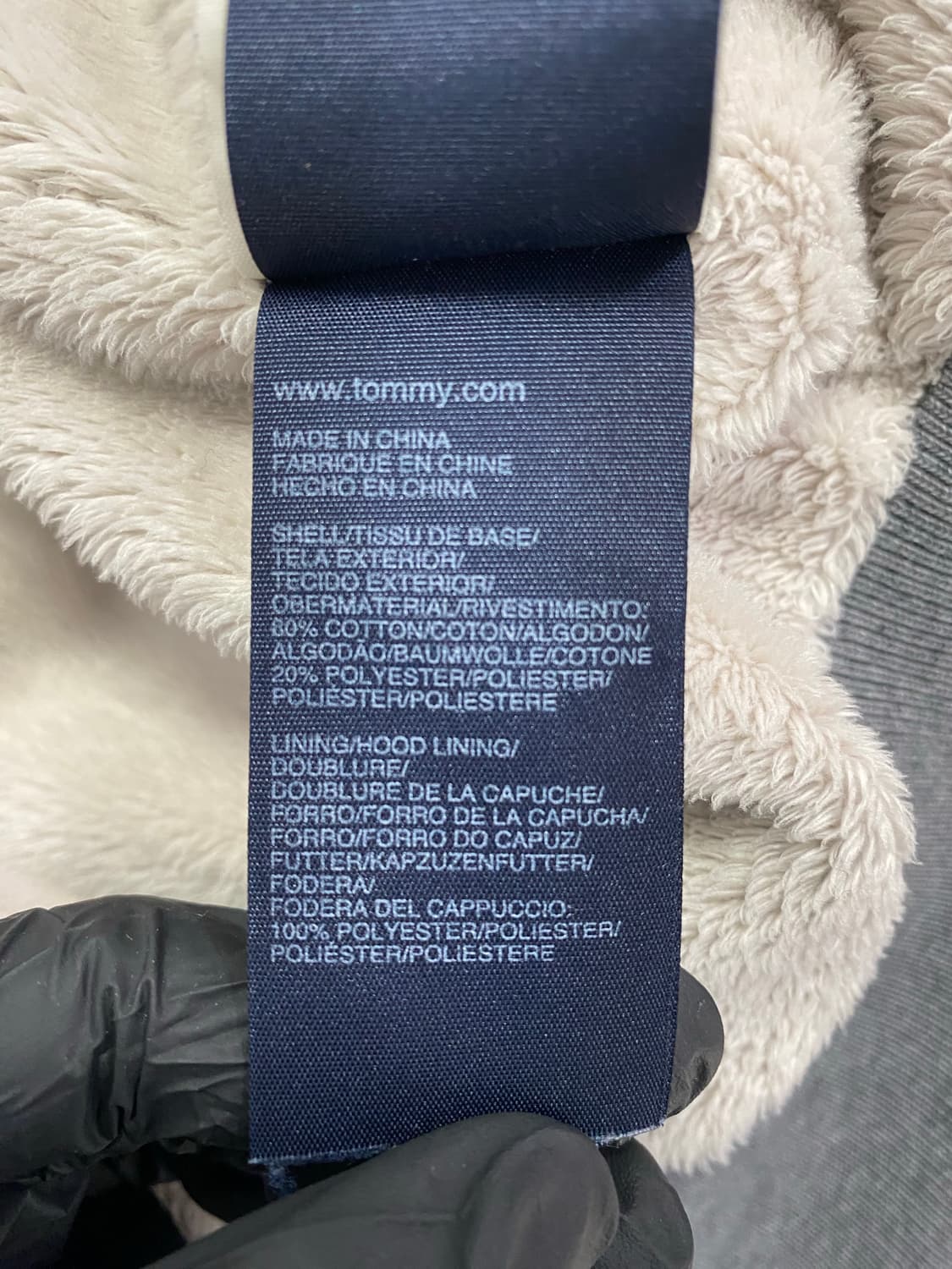 타미힐피거 털 후드집업 XL 상품이미지8