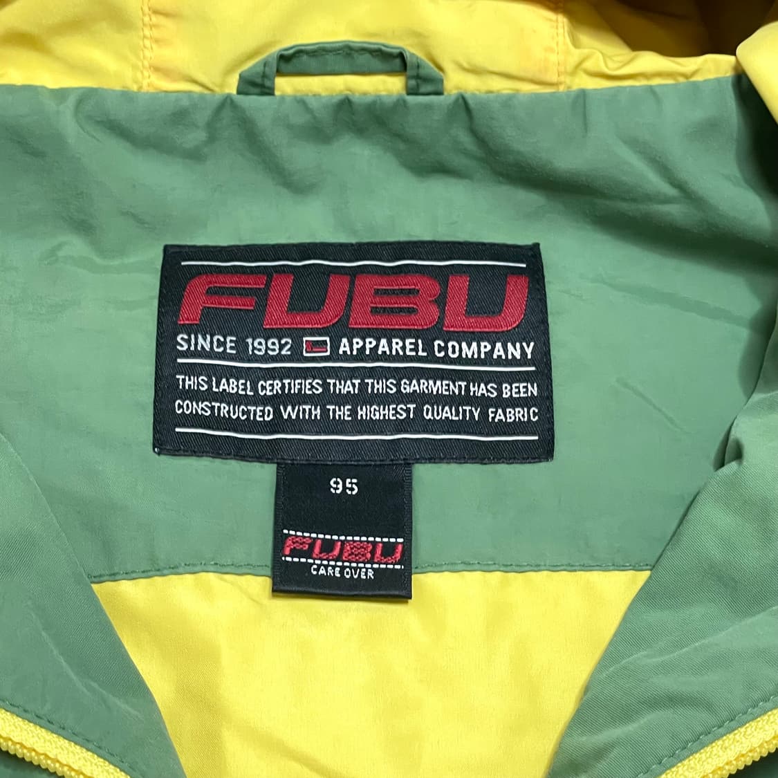 후부스포츠 그린 바람막이 점퍼 남성95 상품이미지5