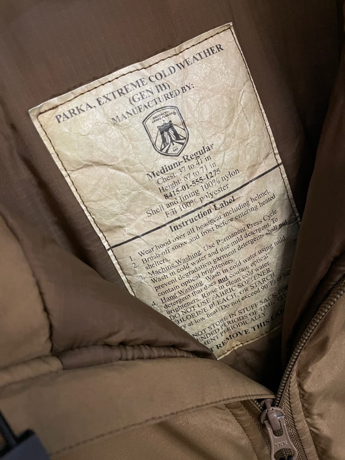 BAF 3세대 프리마로프트 레벨 7 자켓 상품이미지7