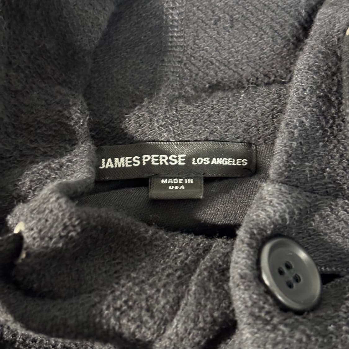 1) james perse 제임스펄스 테리 코튼 후드 자켓 상품이미지4