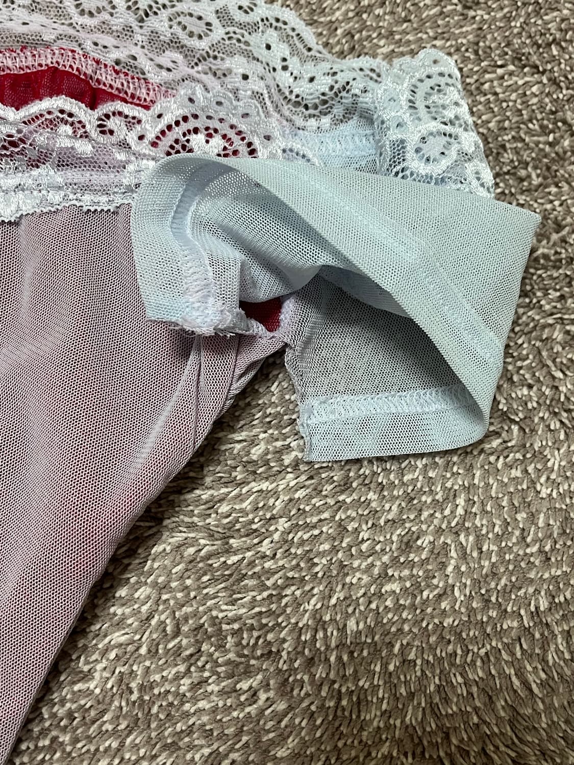 [Badee] Laced off the shoulder top 상품이미지4