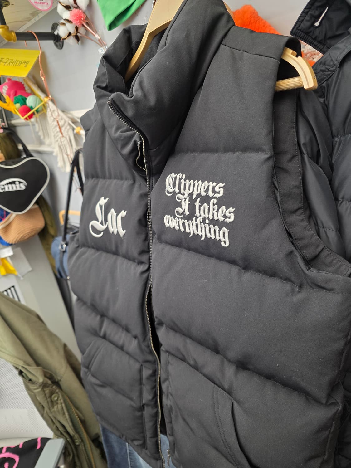 NBA 클리퍼스 패딩 조끼 M 상품이미지3