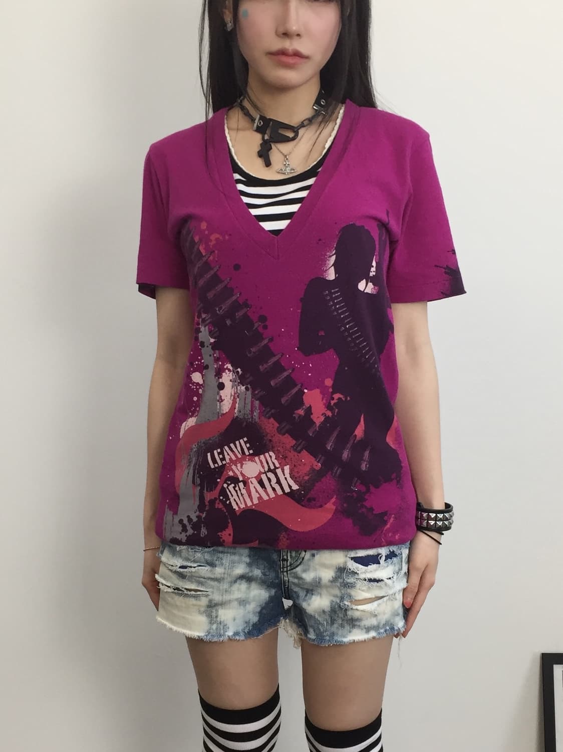 Jpn Y2K Punk Aesthetic Graphic Tee 상품이미지2