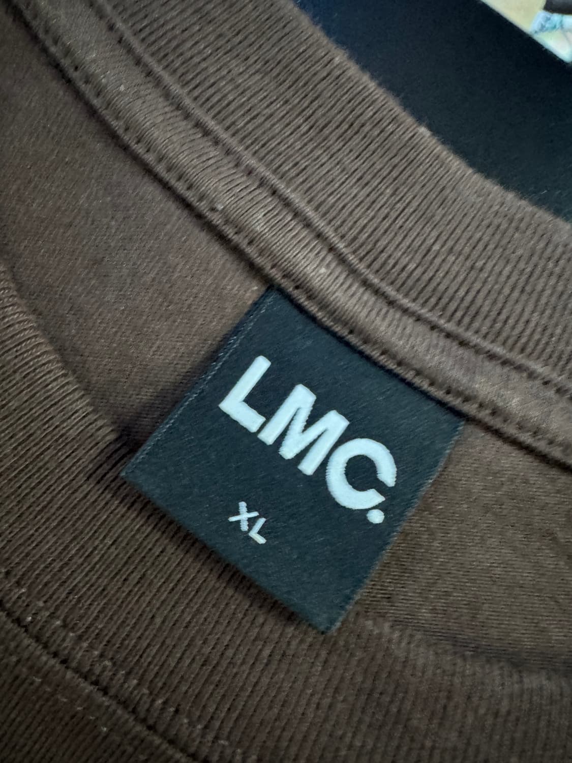 LMC 엘엠씨 플라워 뒷 프린팅 오버핏 반팔 티셔츠 코코아 XL 상품이미지3
