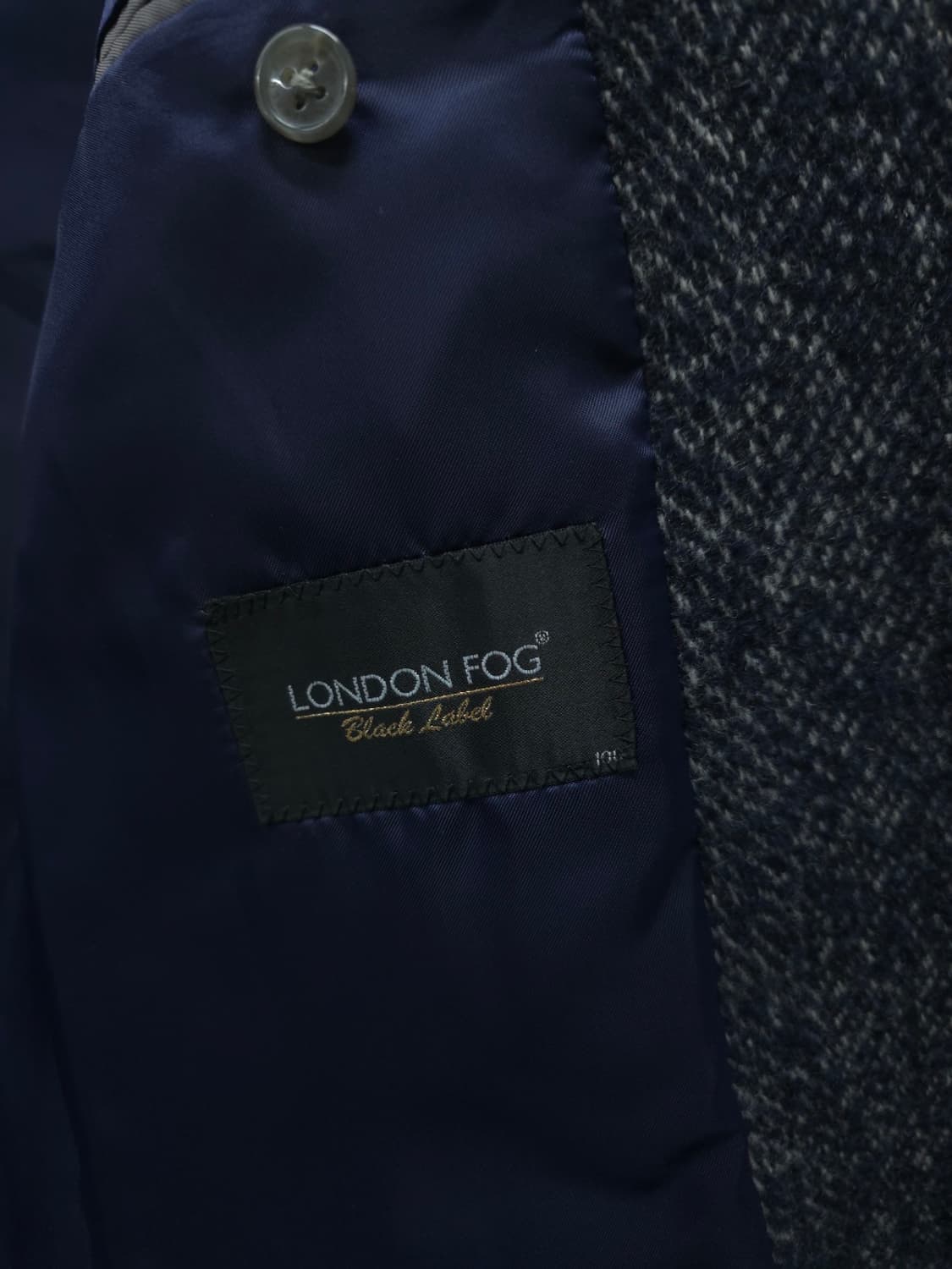 런던포그 남성 헤링본 울 모직코트 상품이미지9