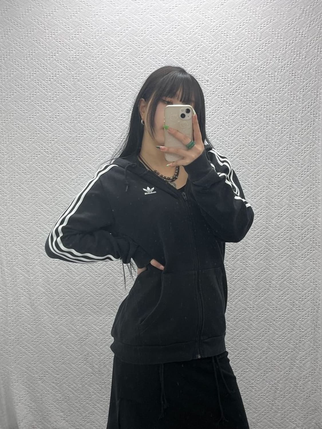 아디다스 레트로 캐주얼 오리지널 삼선 후드집업 L C09205 상품이미지2