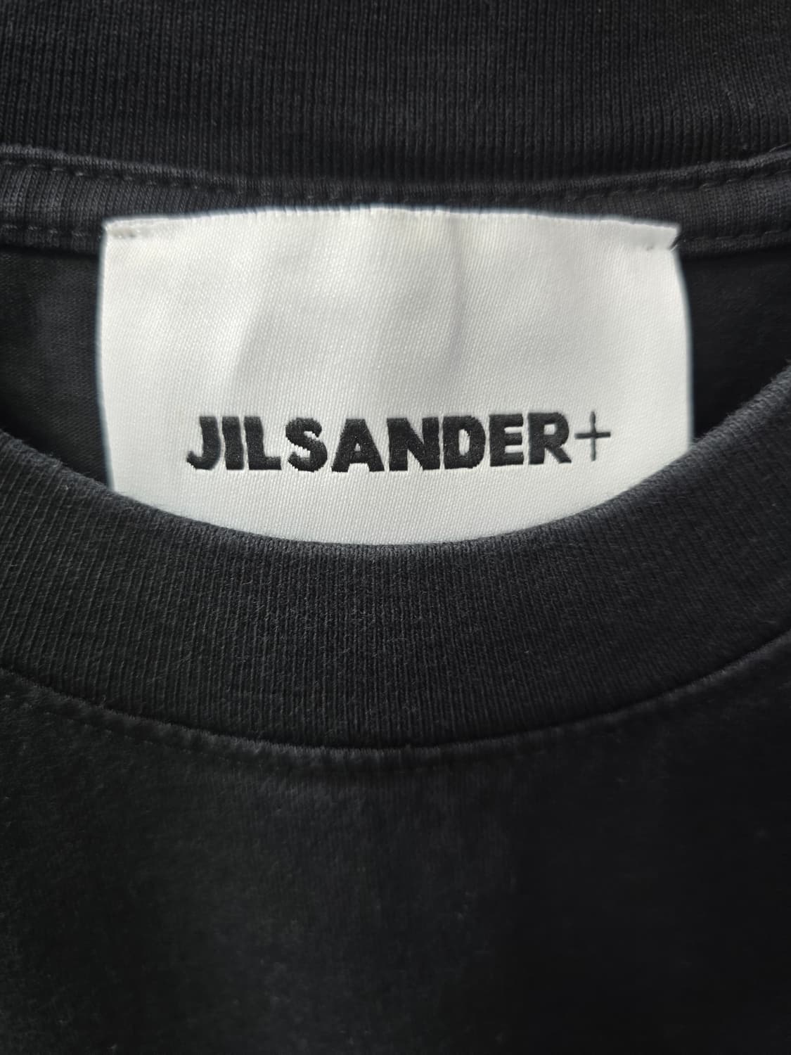 질샌더 블랙 로고 반팔 티셔츠 (1336) 상품이미지3