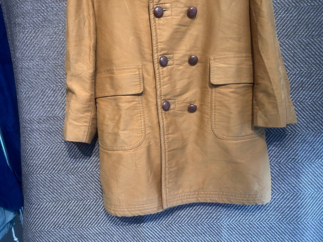 70s 반잭 셰얼링 더블 덱자켓 코트 VAN JAC 상품이미지3