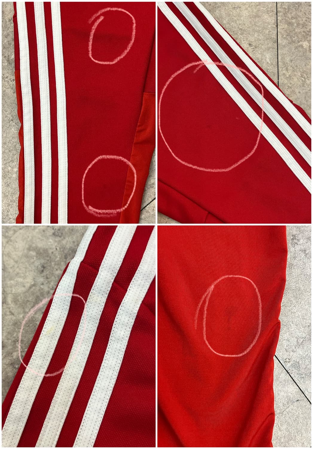 아디다스 티로 트레이닝 탑 레드 2XL #csz4123 상품이미지10