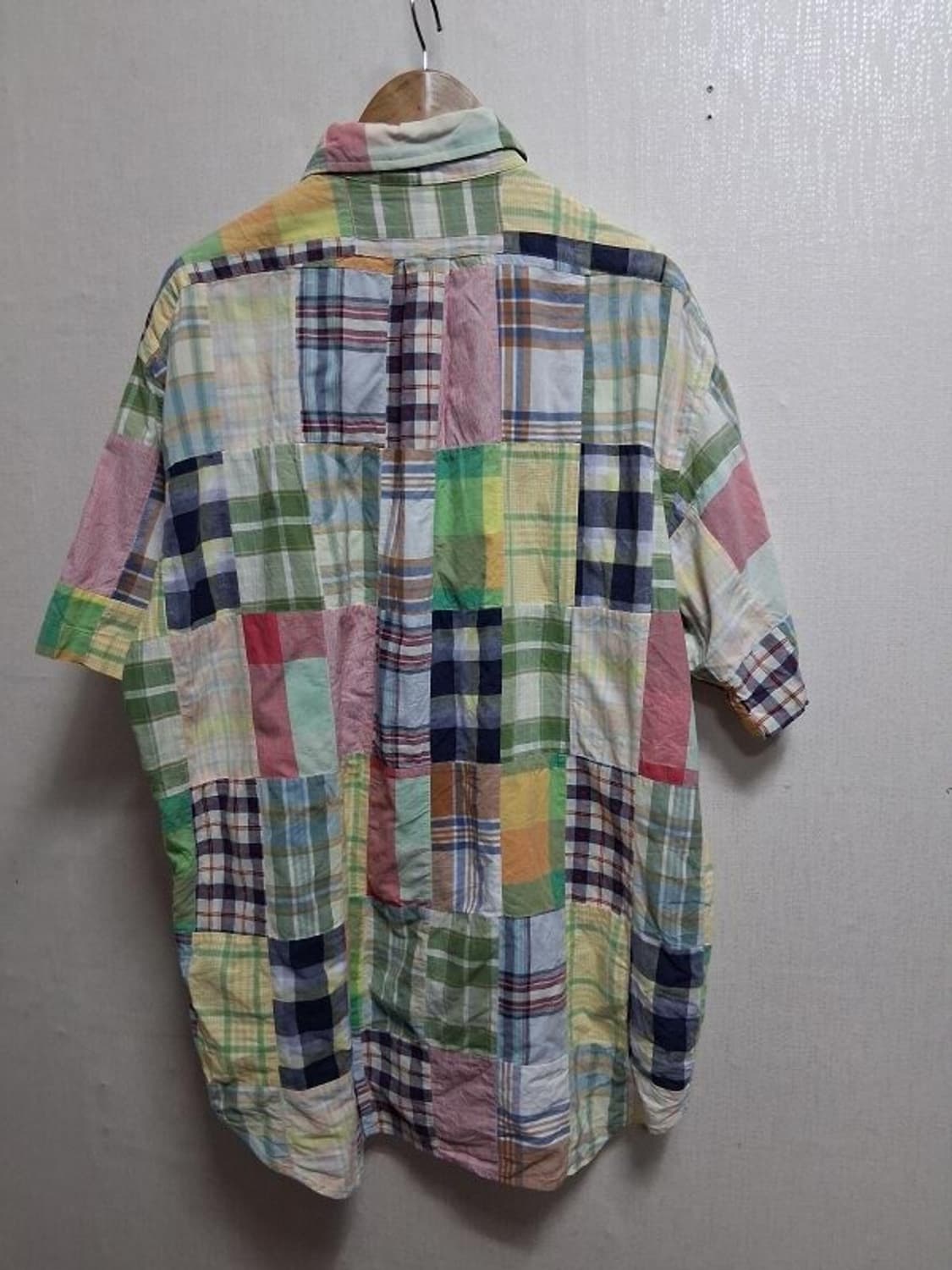 일본빈티지 폴로 패치워크 반팔셔츠 남성 110 115 이상
일본빈티지수입 상품이미지2