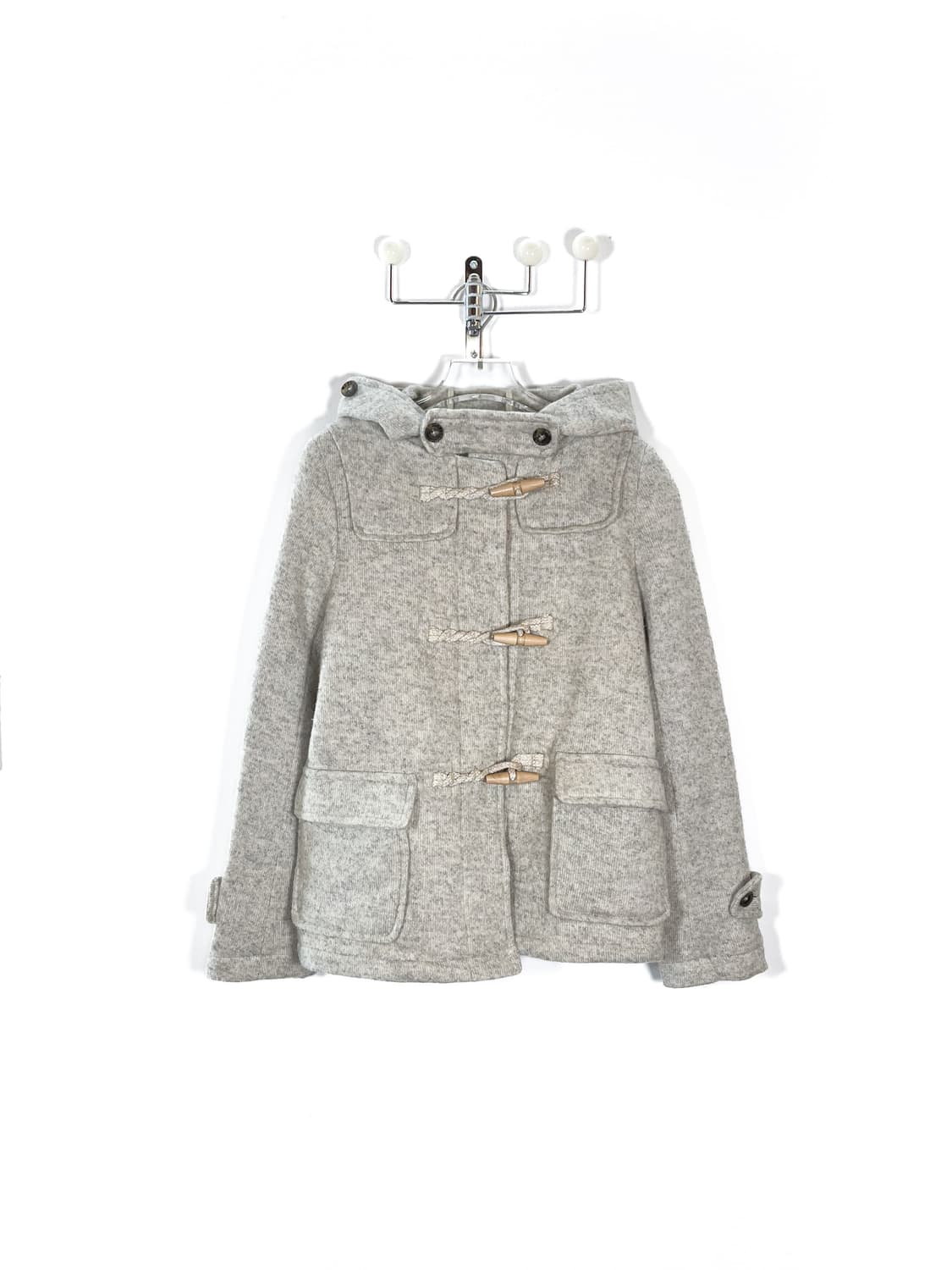 빈티지 토글 후드 숏 코트 자켓 상품이미지1