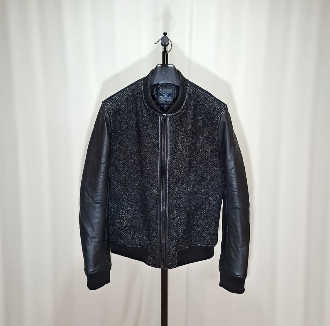 (택포) 바쏘 울 양가죽 바시티 블루종 110 B441 상품이미지1