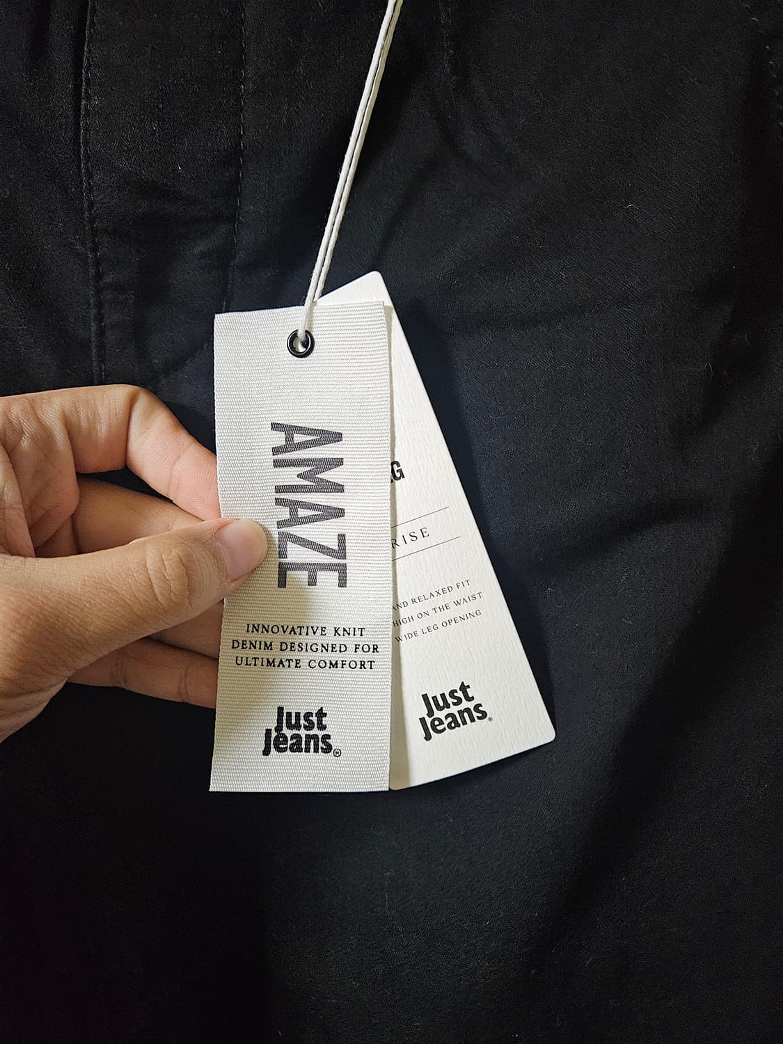 새상품 Just Jeans 여성 블랙 청바지 상품이미지3