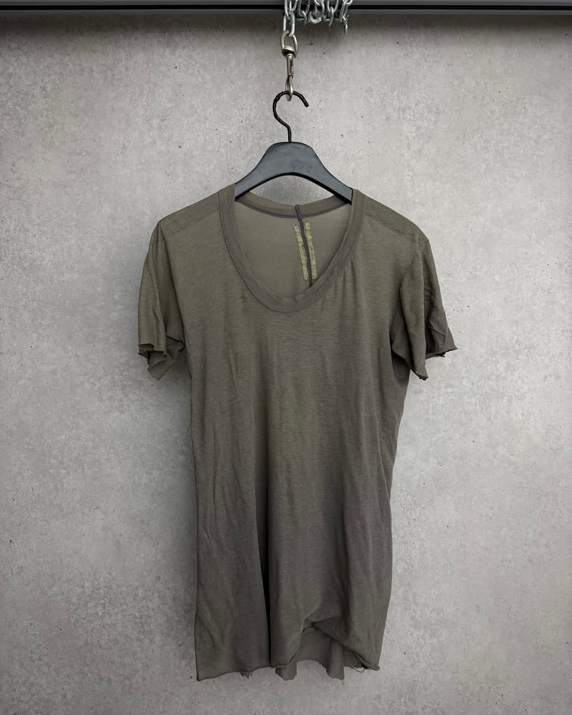 Rick Owens V-neck Tee 상품이미지4