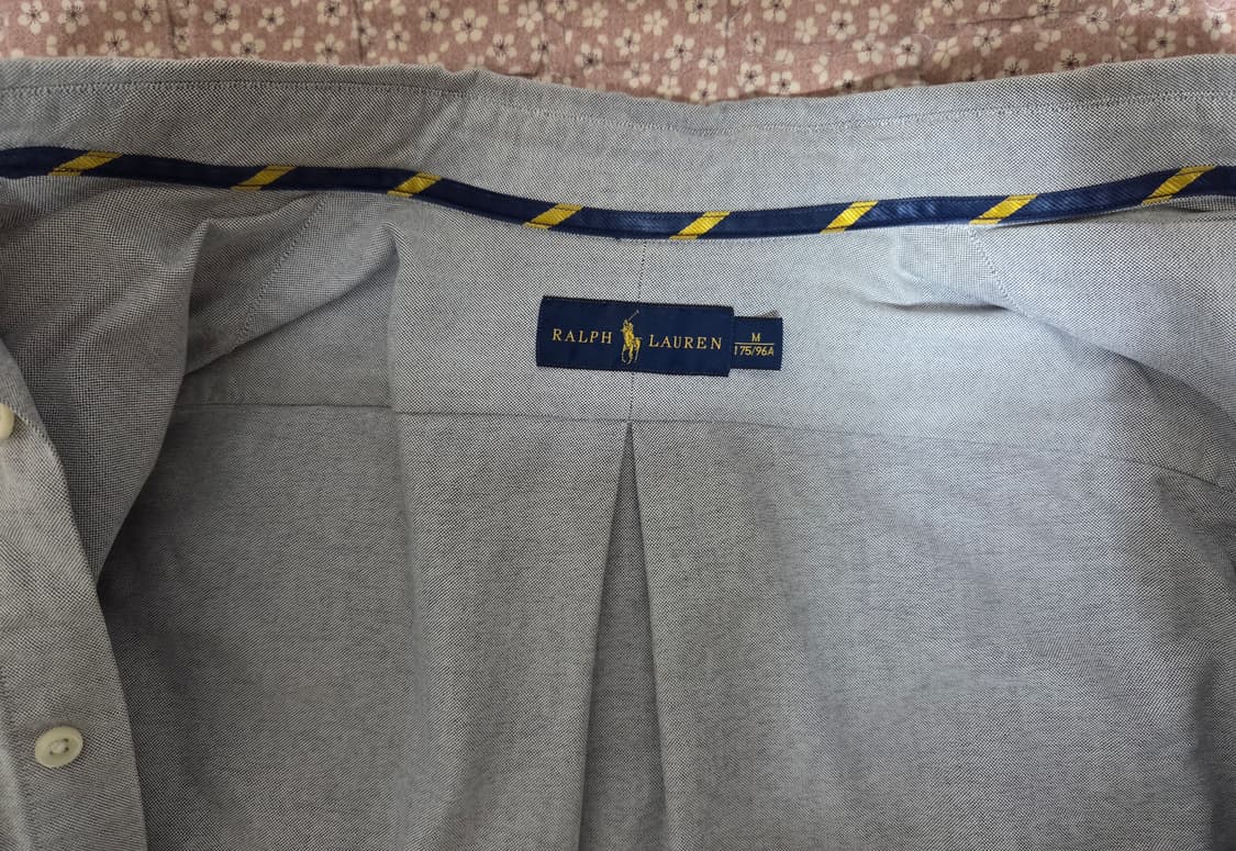 폴로 랄프로렌 그레이 옥스포드 셔츠 m [하자있음] 상품이미지9