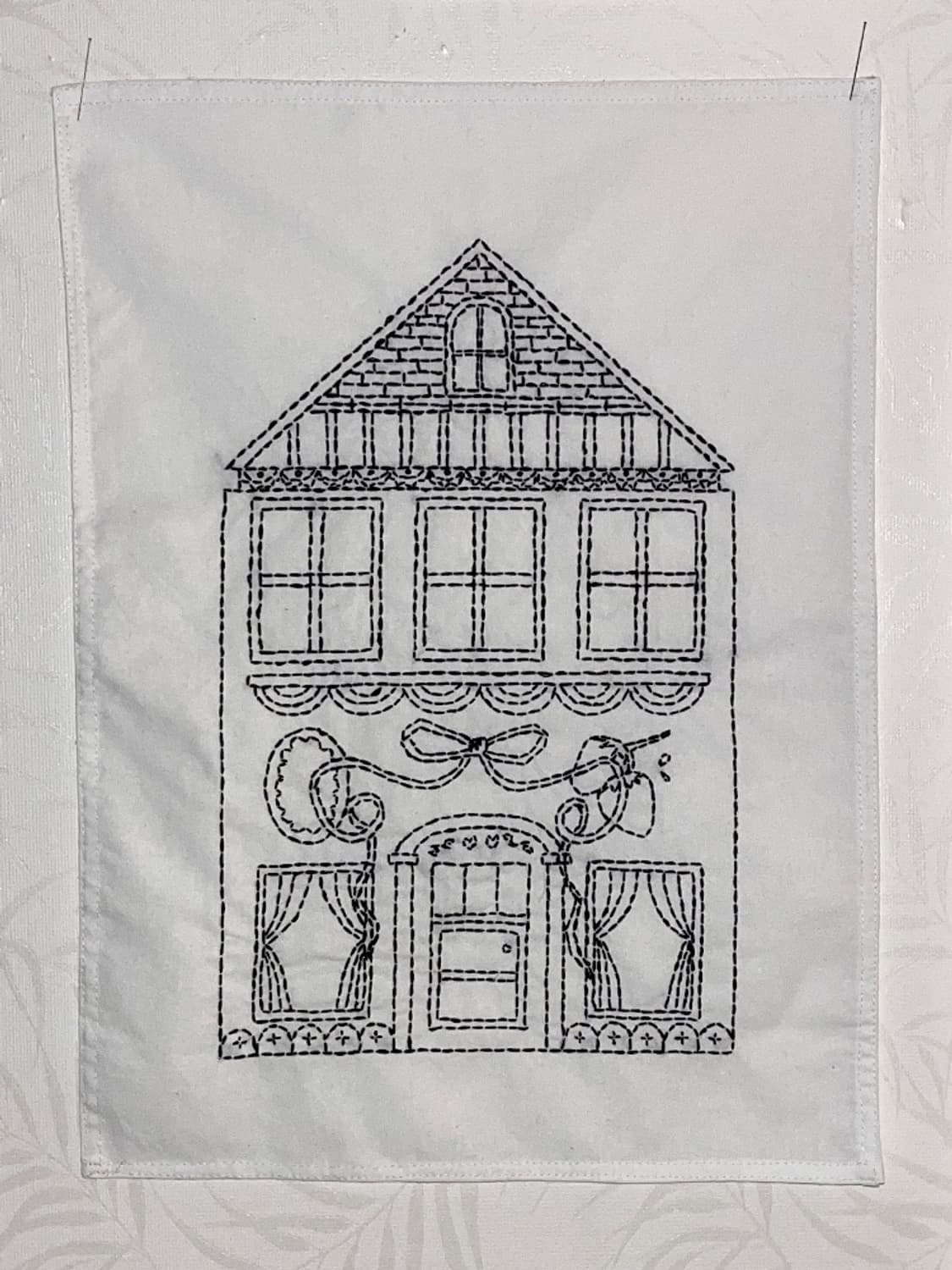 HOLY's house fabric poster_black 상품이미지4