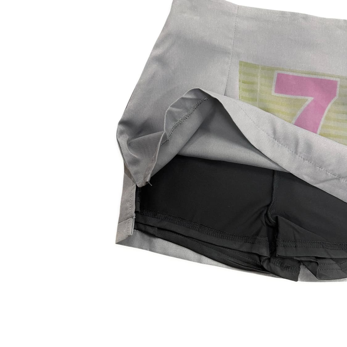 Number 7 Grey Mini Skirt 상품이미지6