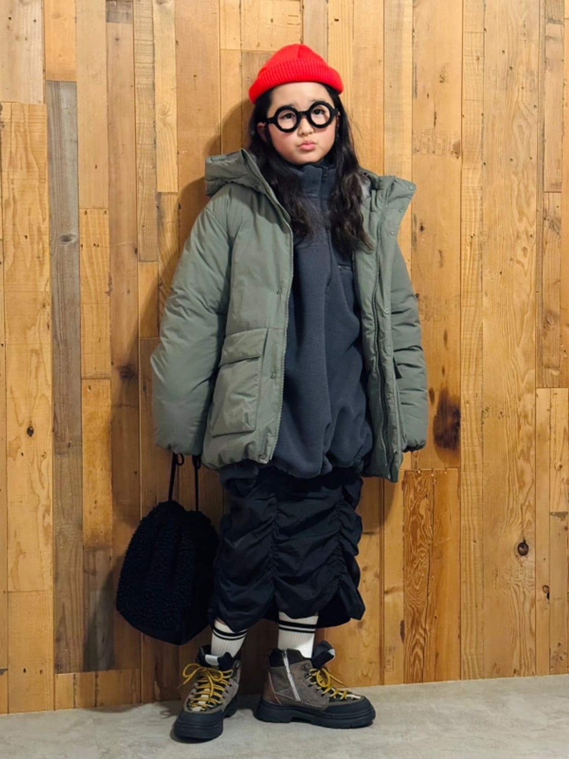 유니클로 신칠라 플리스 하프집업 다크 그레이 XL  상품이미지10