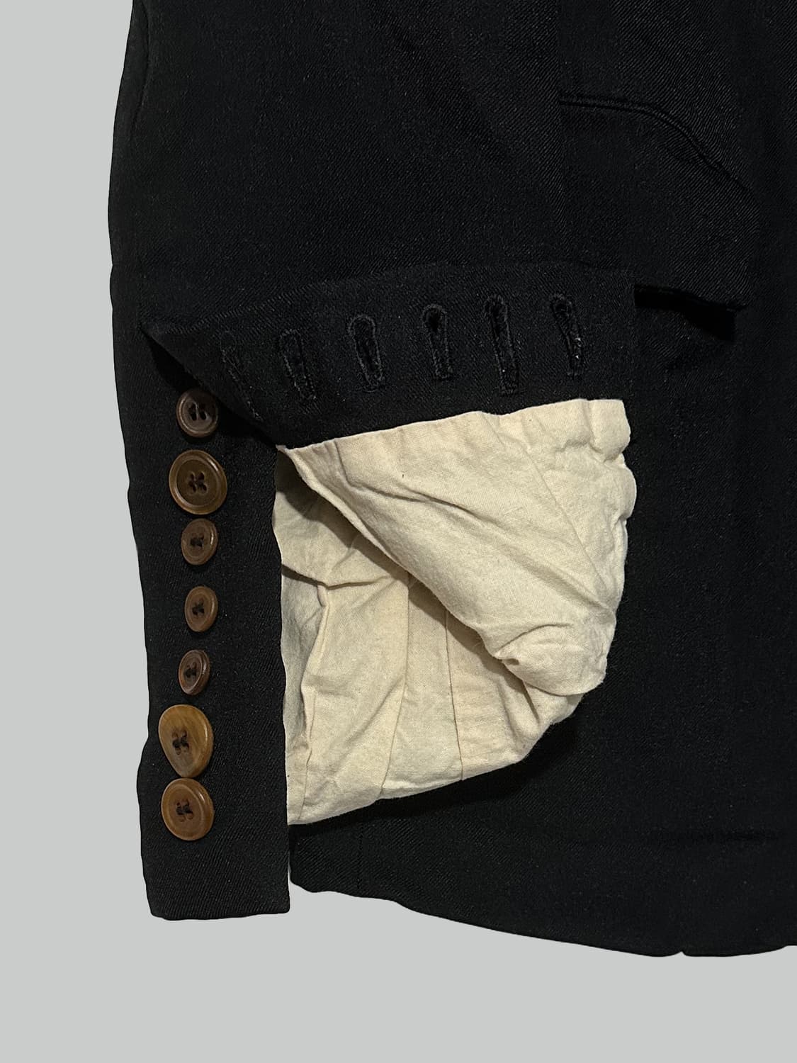 꼼데가르송 블랙 카라리스 블레이저 상품이미지4