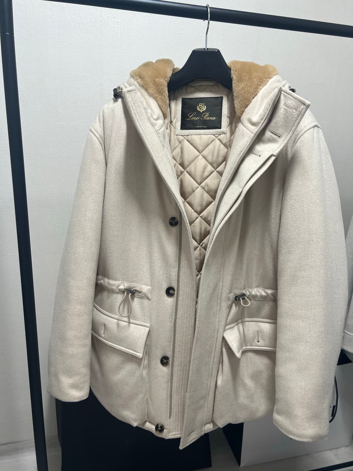 로로피아나 다미아노 캐시미어 스톰 패딩 코트 L (쿠치넬리 톰포드) 상품이미지1