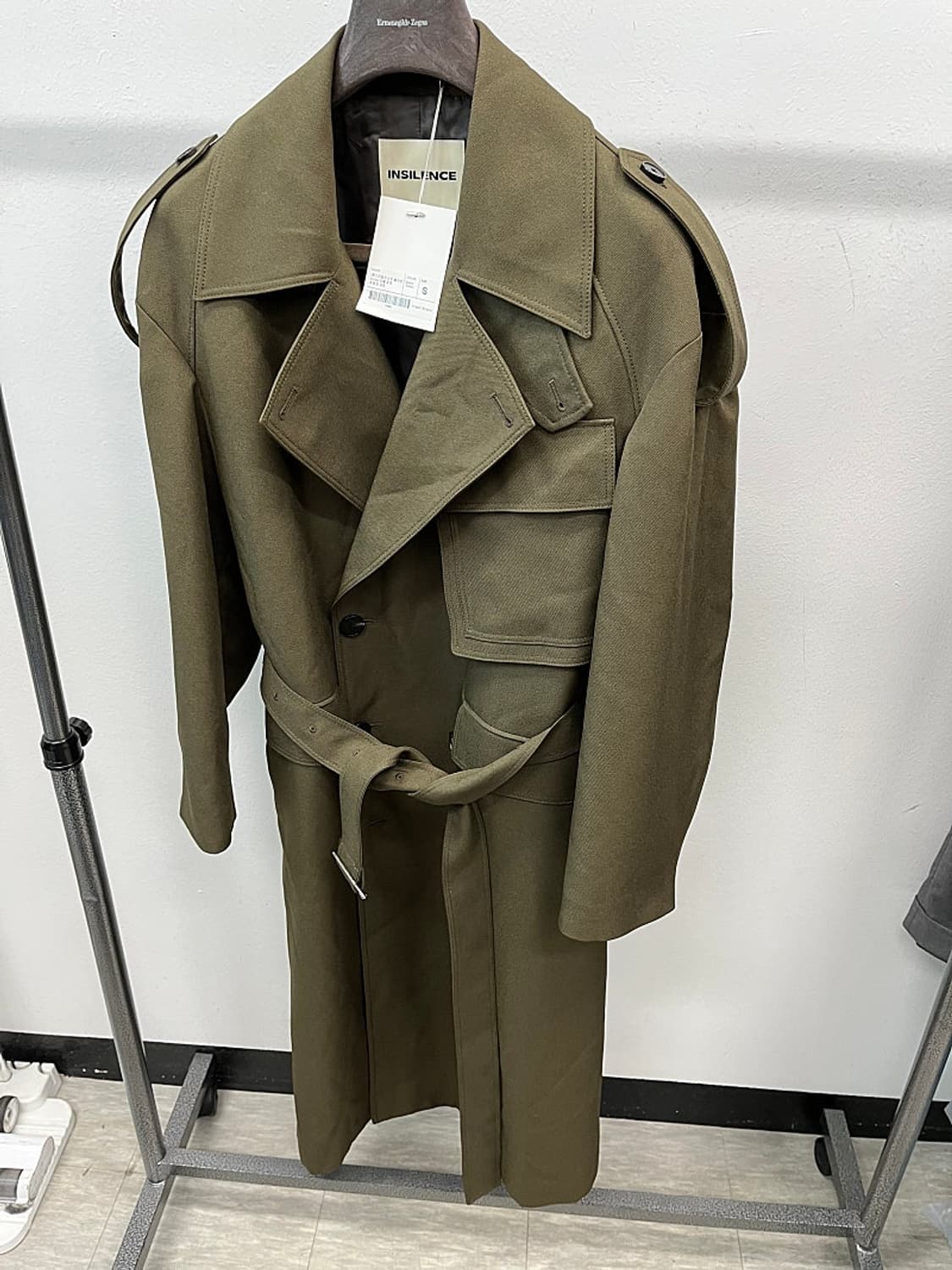 100) 인사일런스 오버 트렌치코트  상품이미지3