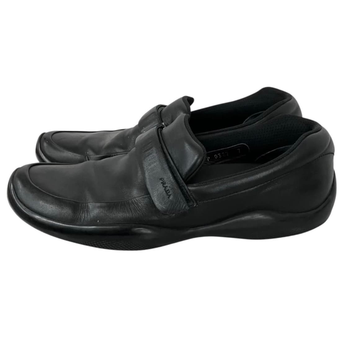 프라다 스포츠 리네아 로사 스트랩 레더 로퍼 상품이미지4